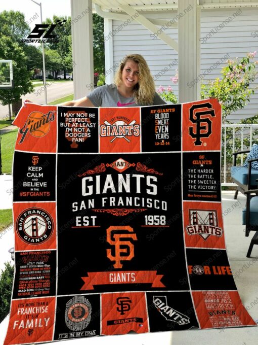 San Francisco Giants Quilt Blanket Nt