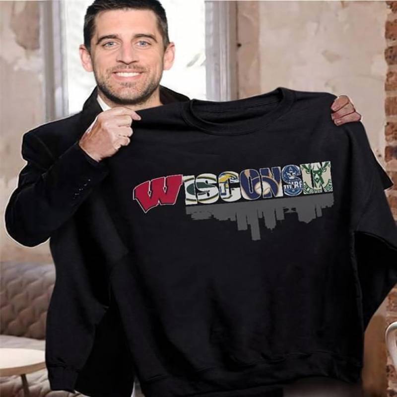 Wisconsin Sport Teams Wisconsin Badger Green Bay Packers Wisconsin Herd Milwaukee Brewers Sweatshirt