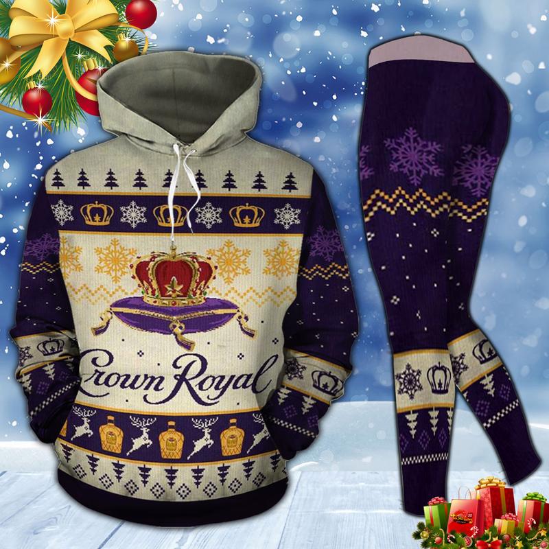 Crown Royal All-Over Print Products- Combo Hoodie-Legging-Hao1