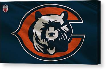 8 Chicago Bears Uniform Joe Hamilton Canvas Print