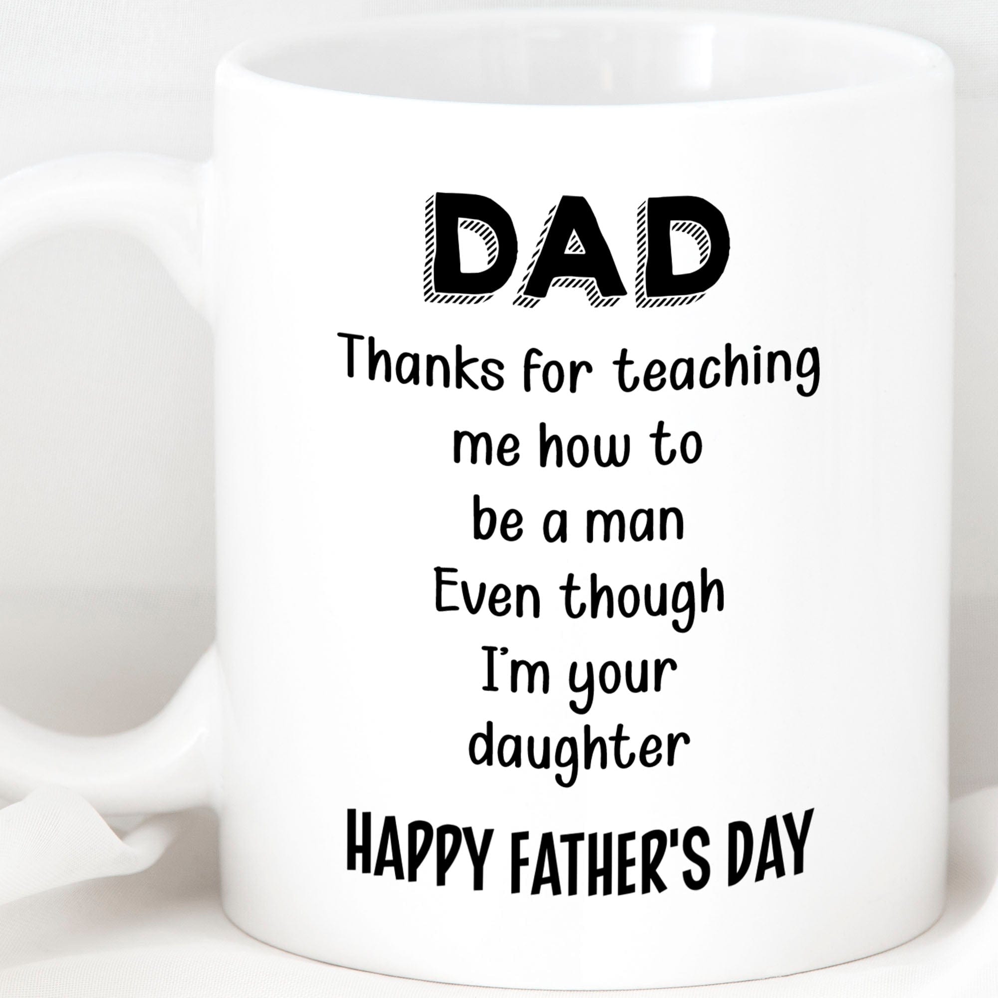 Gift For Dad From Daughter, Father’S Day Mug, Funny Mug For Dad, Birthday Gift Or Christmas Gift For Father C295