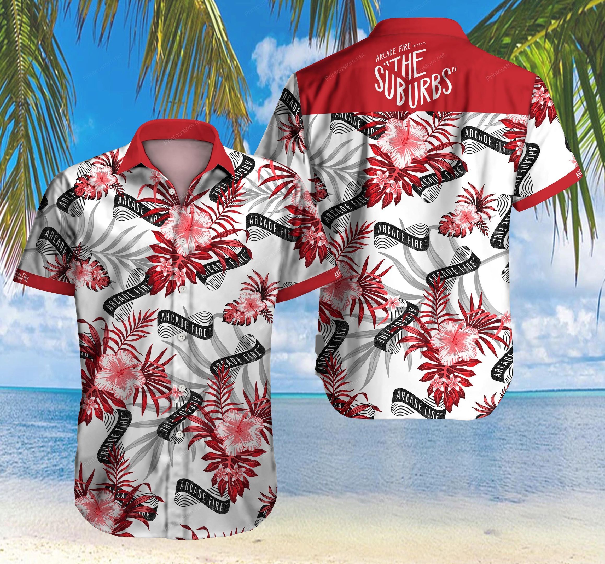 Fire Hawaiian Shirt Summer Button Up For Men Beach Wear Short Sleeve Hawaiian Ha40475