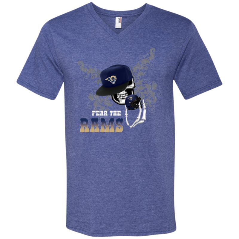 Fear The Los Angeles Rams Shirt For Fans Men’s V-Neck T-Shirt