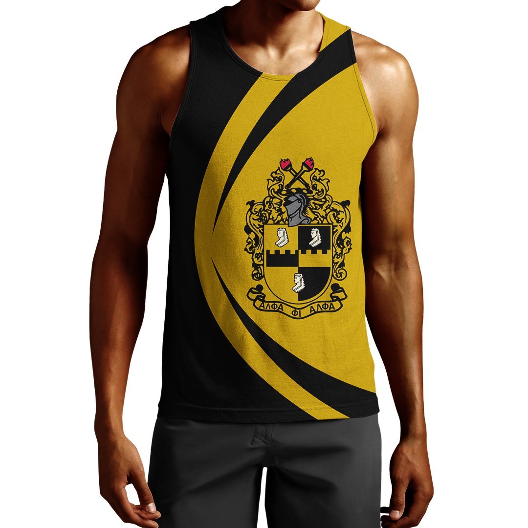 Wonderprint Tank Top Alpha Phi Alpha Big Logo Tank Top Circle Style