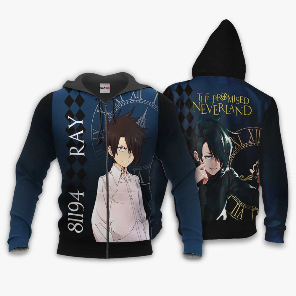 The Promised Neverland Ray Hoodie Anime Shirt Jacket