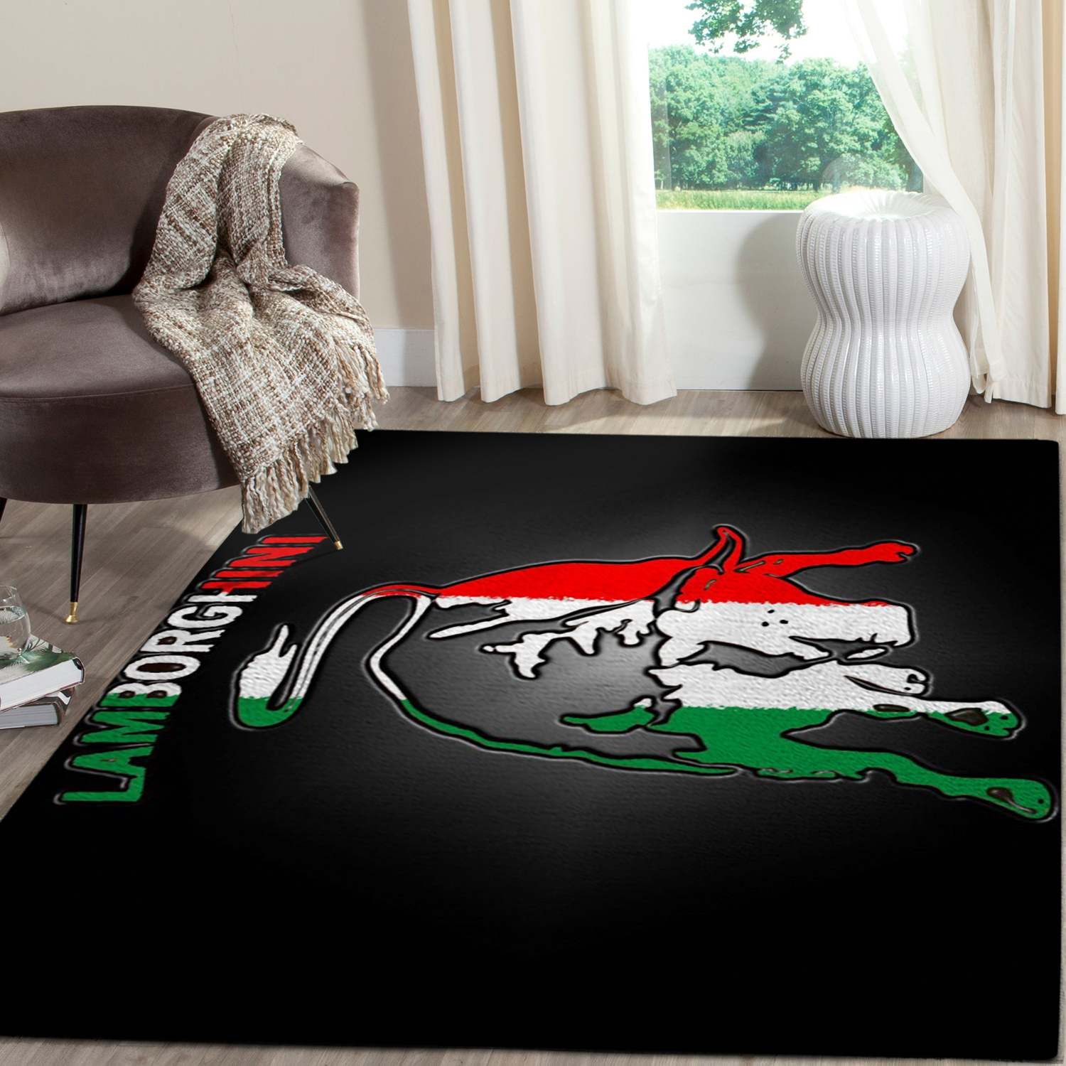 Lamborghini Logo SuperCars Area Rugs Living Room Carpet FN131212 Local Brands Floor Decor