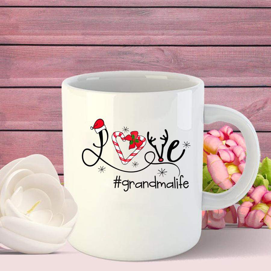 Personalized Love Grandma Life Christmas Shirt