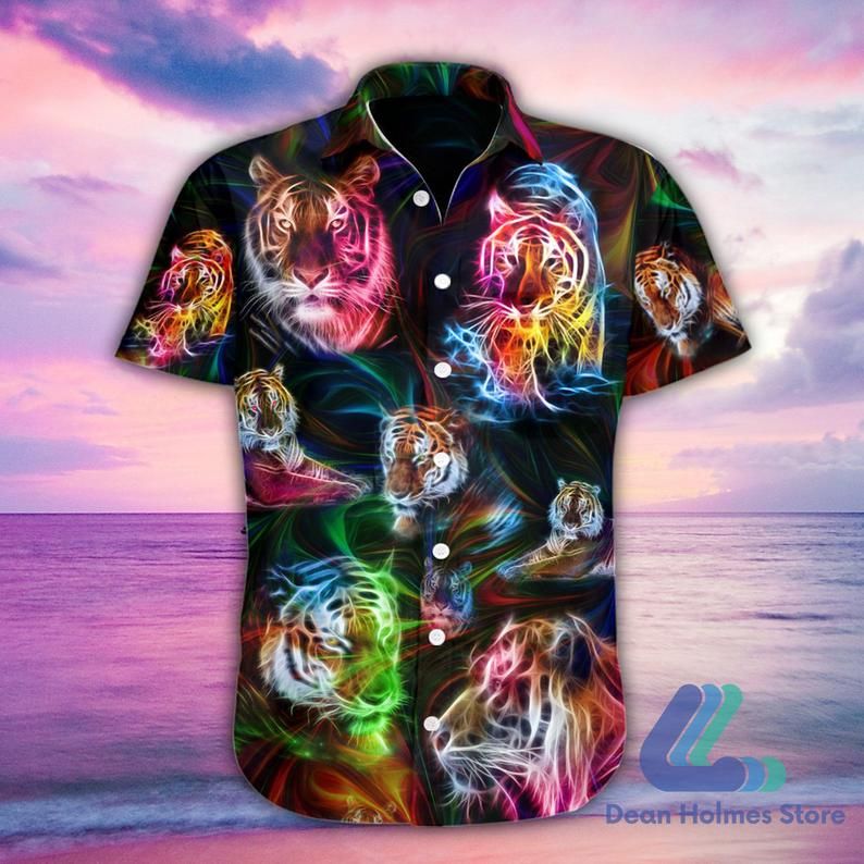 Tiger Multicolor Best Design Hawaiian Shirt DHC18063945