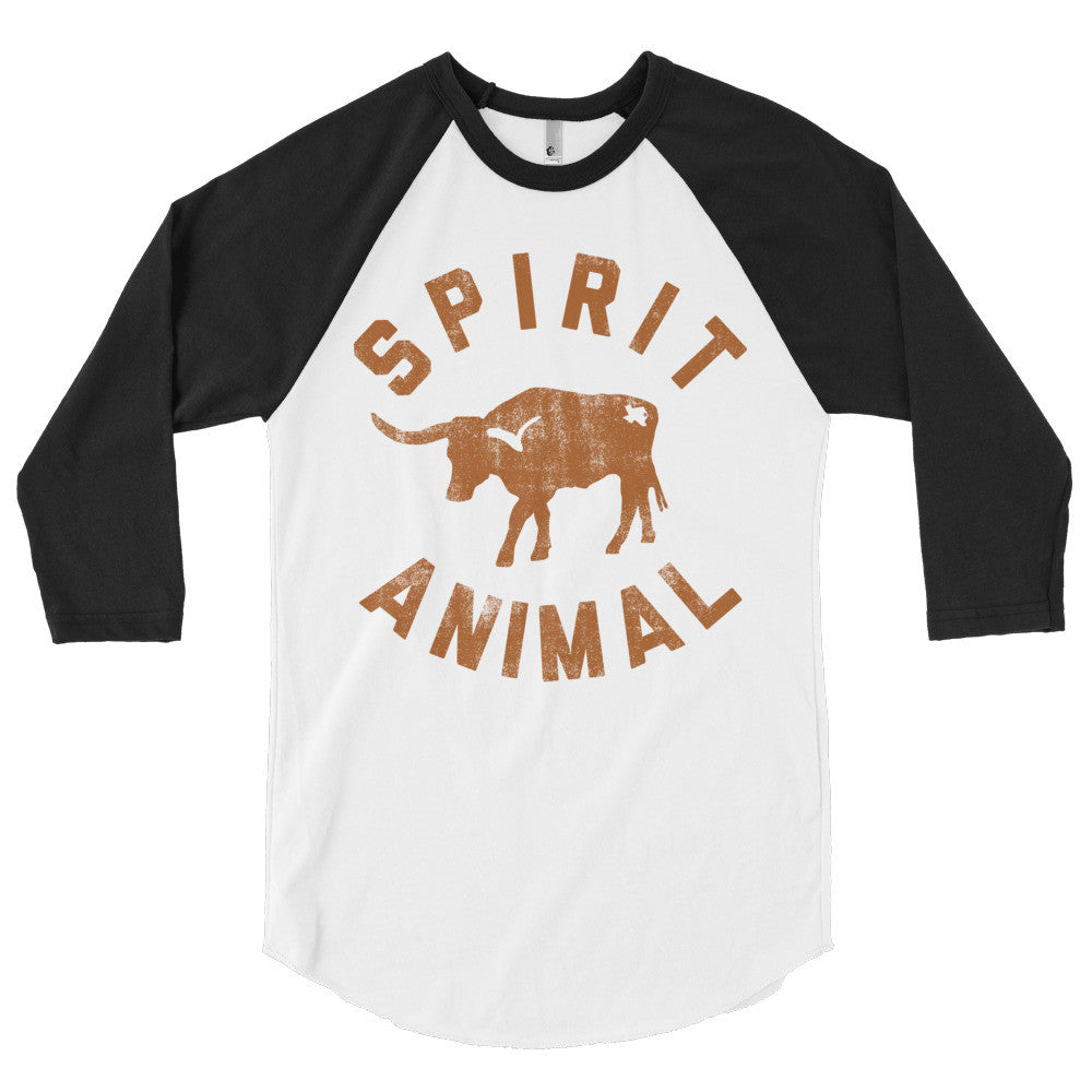 Texas Spirit Animal 3/4 Sleeve Raglan T-Shirt