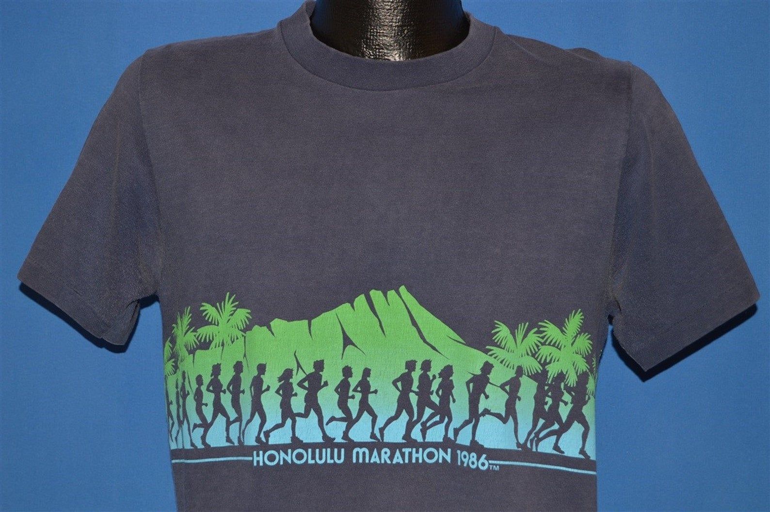 80S Honolulu Marathon 1986 Hawaii T-Shirt