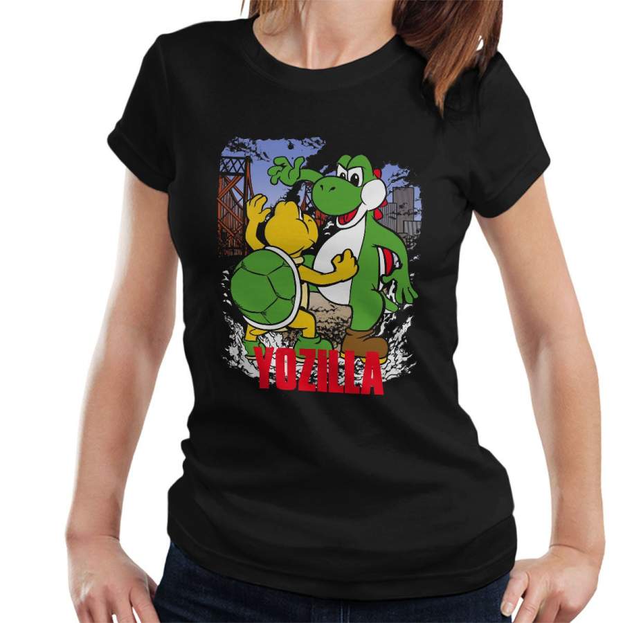 Yoshizilla Godzilla Mario Odyssey Women’s T-Shirt