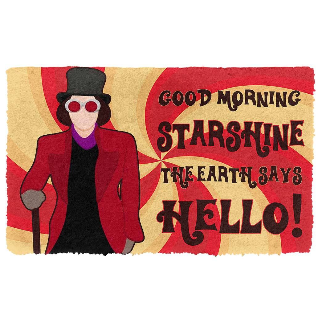 Alohazing 3D Ww Good Morning Starshine The World Say Hello Doormat