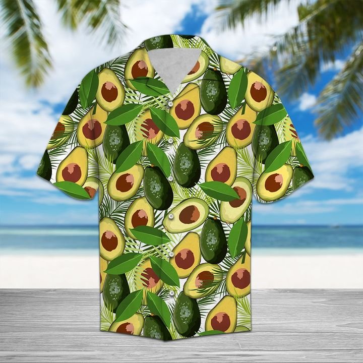 Avocado Hawaiian Shirt Summer Button Up For Men, Women, Couple