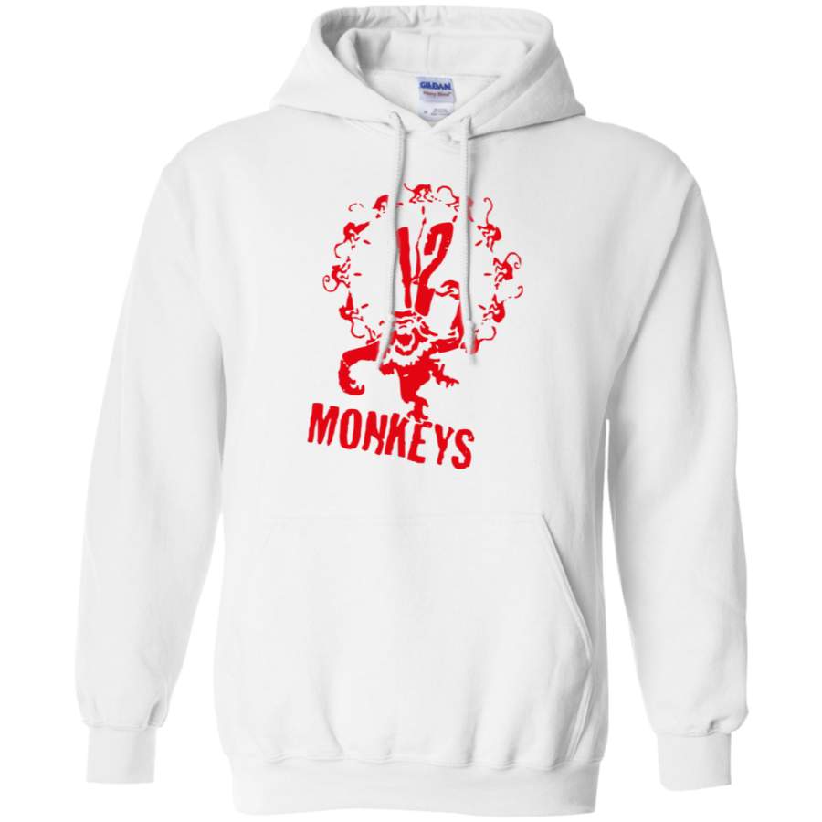 AGR 12 Monkeys Gildan Pullover Hoodie