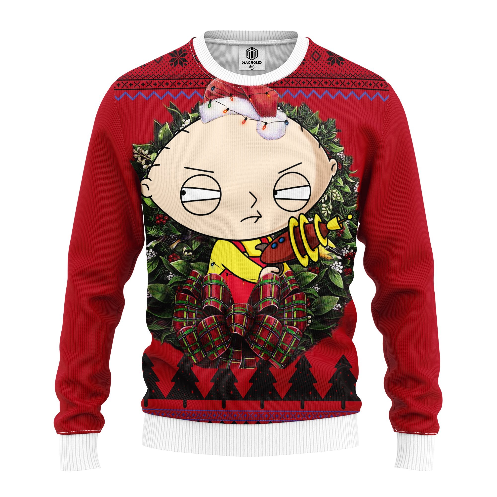 Stewie Griffin Peter Griffin Eric Cartman Noel Mc Ugly Christmas Sweater – thanksgiving gift