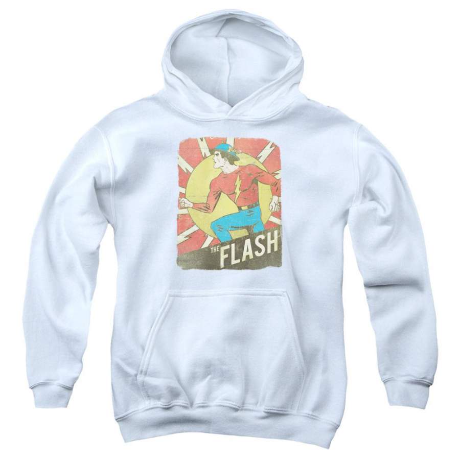 The Flash Tattered Poster Youth Hoodie (Ages 8-12)