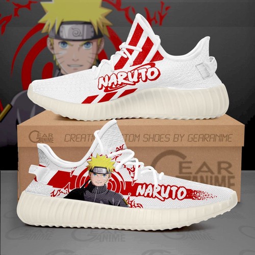 Best Uzumaki Naruto Yeezy Shoes Kurama Seal Custom Anime Shoe