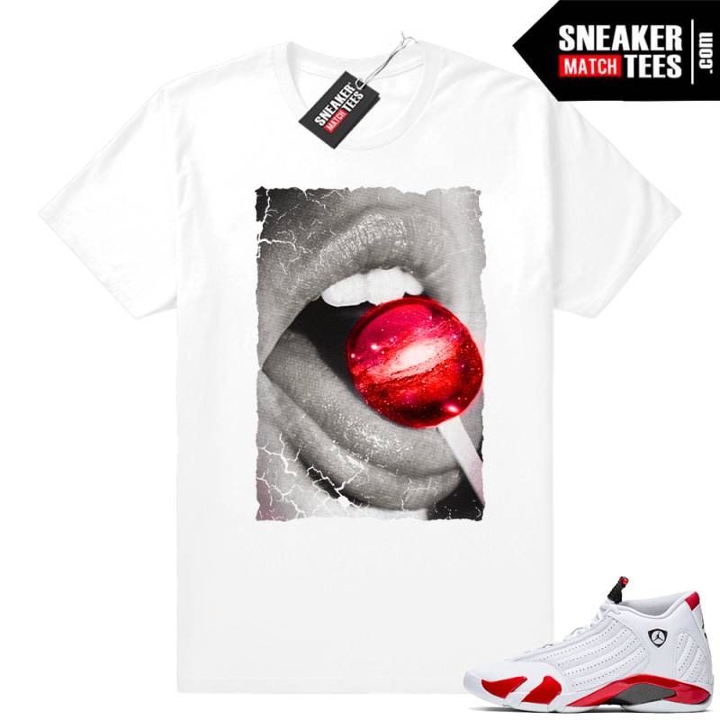 Candy Cane 14 Taste t-shirt | Jordan Sneaker Clothing