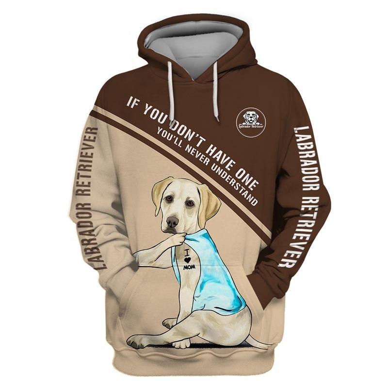 Mother Of Dogs 3D Print Labrador Retriver  Adult Unisex