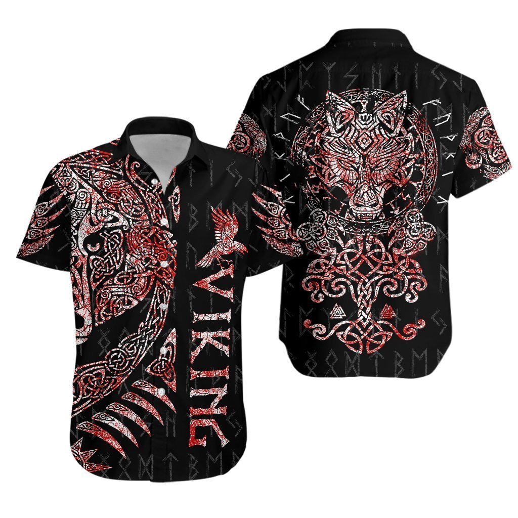 Viking Bear Blood Hawaiian Shirt Pre12122