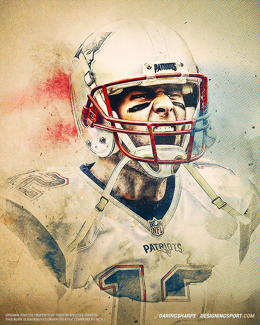 Tom Brady #13 New England Patriotsposter For Fans poster canvas