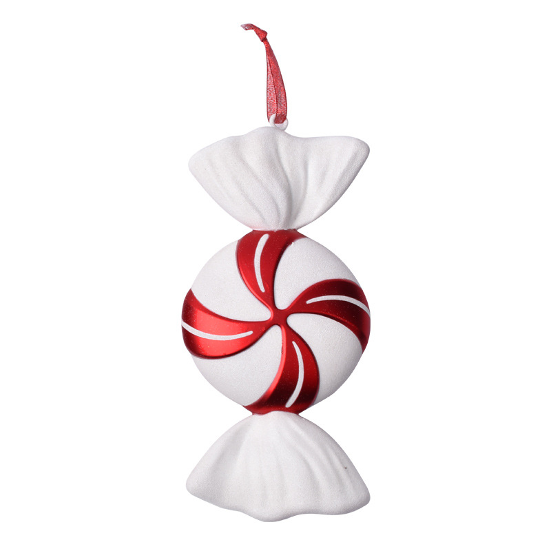 Candy Pendant Christmas Decorations Red And White Painted Gold Party Decorations Wedding Decorations Home Decorations Bar Decor alx