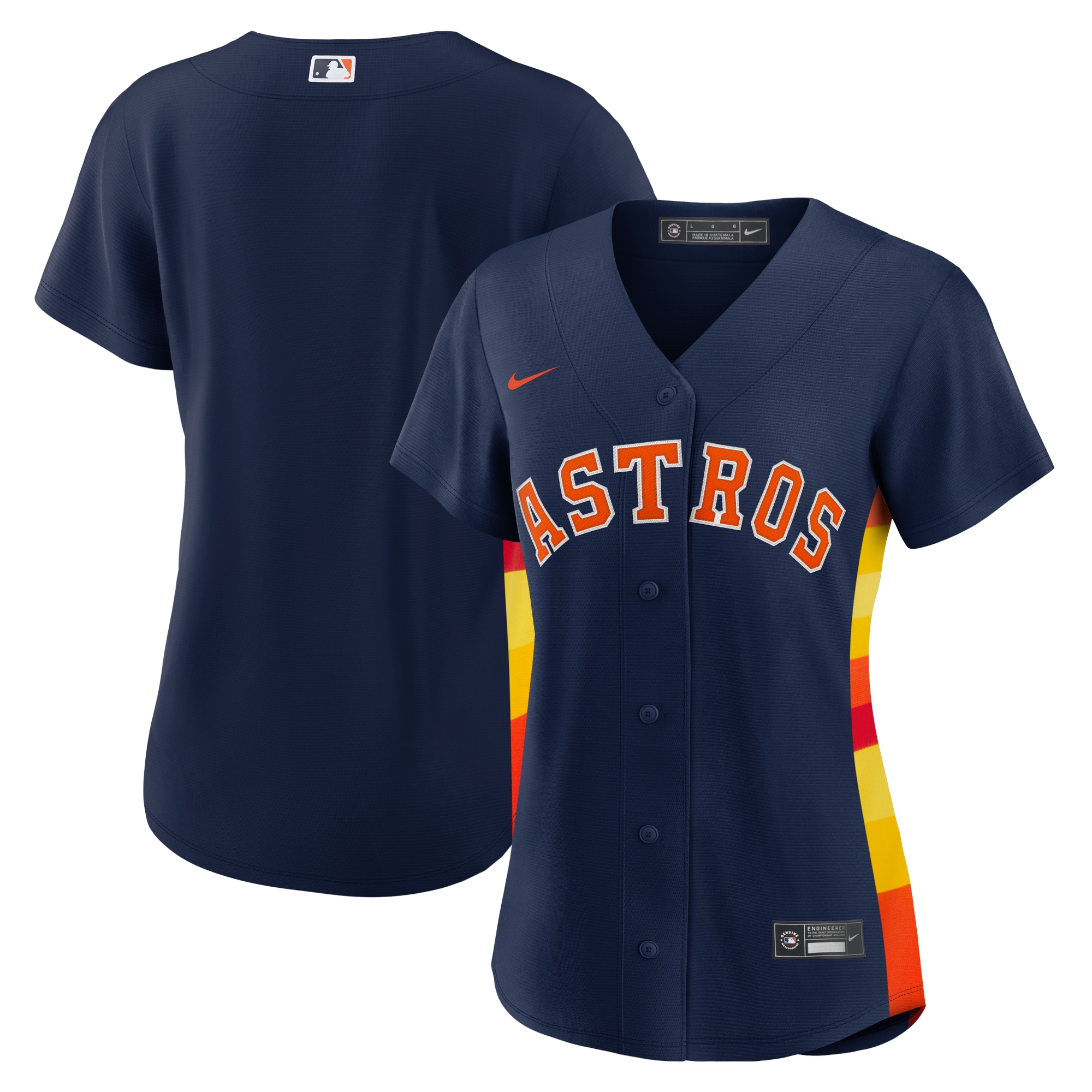 Houston Astros Women's Alternate Replica Team Jersey – Navy