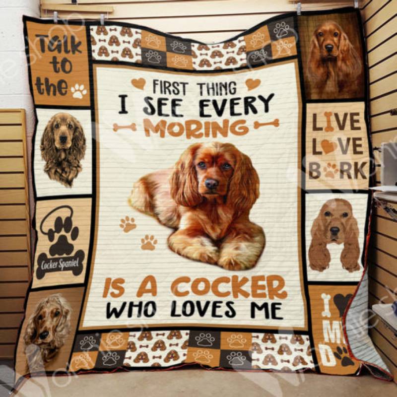 Cocker Spaniel Dog Blanket DCB0602 95O47