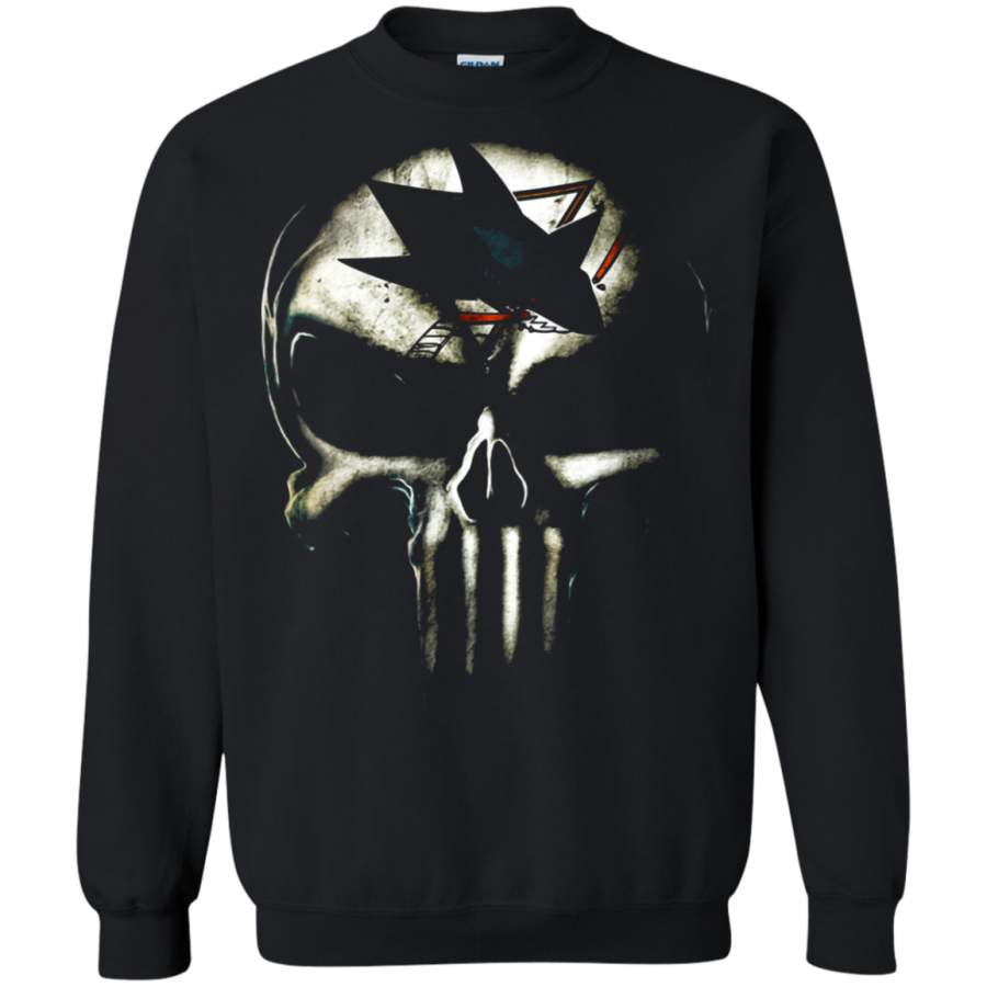 AGR San Jose Sharks The Punisher Mashup Ice Hockey Sweatshirt