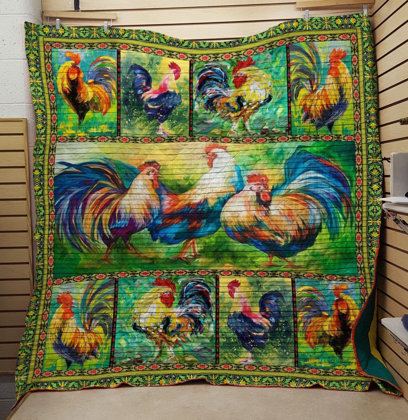 Chicken 3 3D Quilt Blanket HGM5