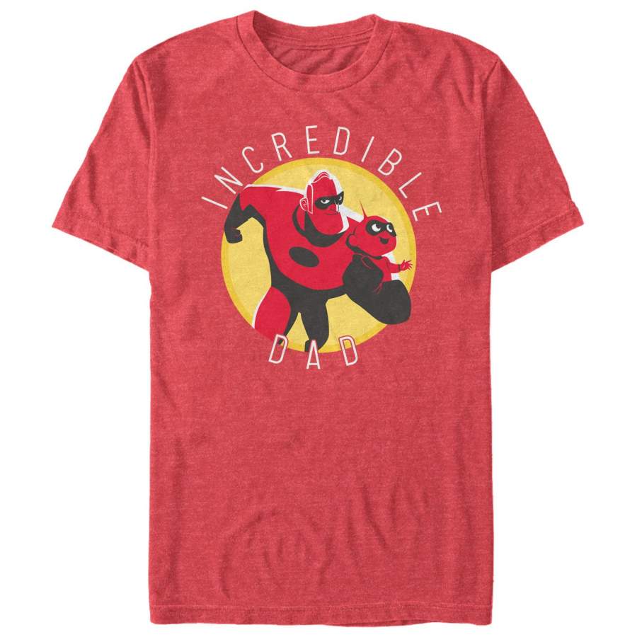 The Incredibles 2 Men’s Incredible Dad Circle  T Shirt