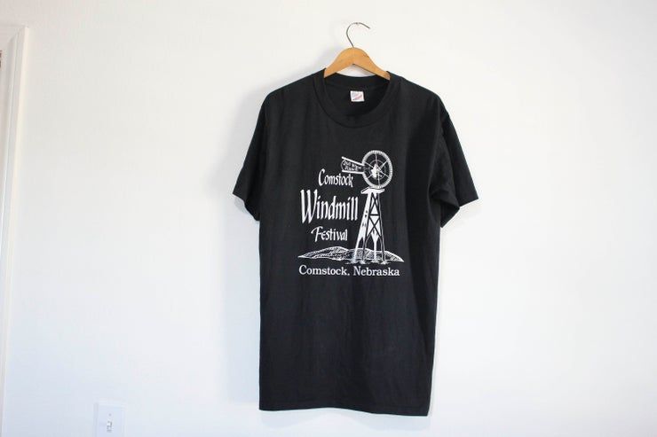 Vintage Comstock Nebraska Windmill Festival Shirt