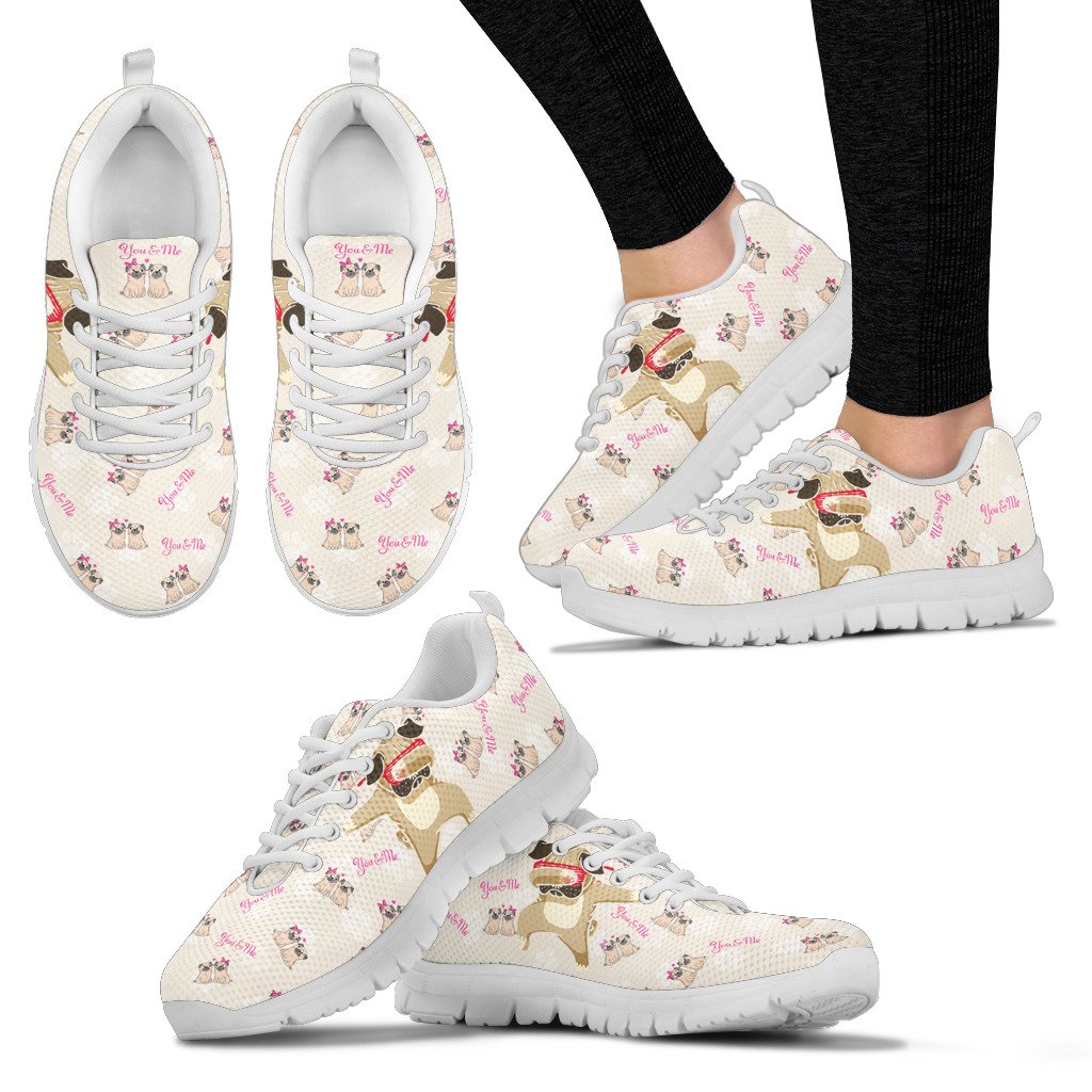 Pug Women Sneakers Shoe - ReadingLLC