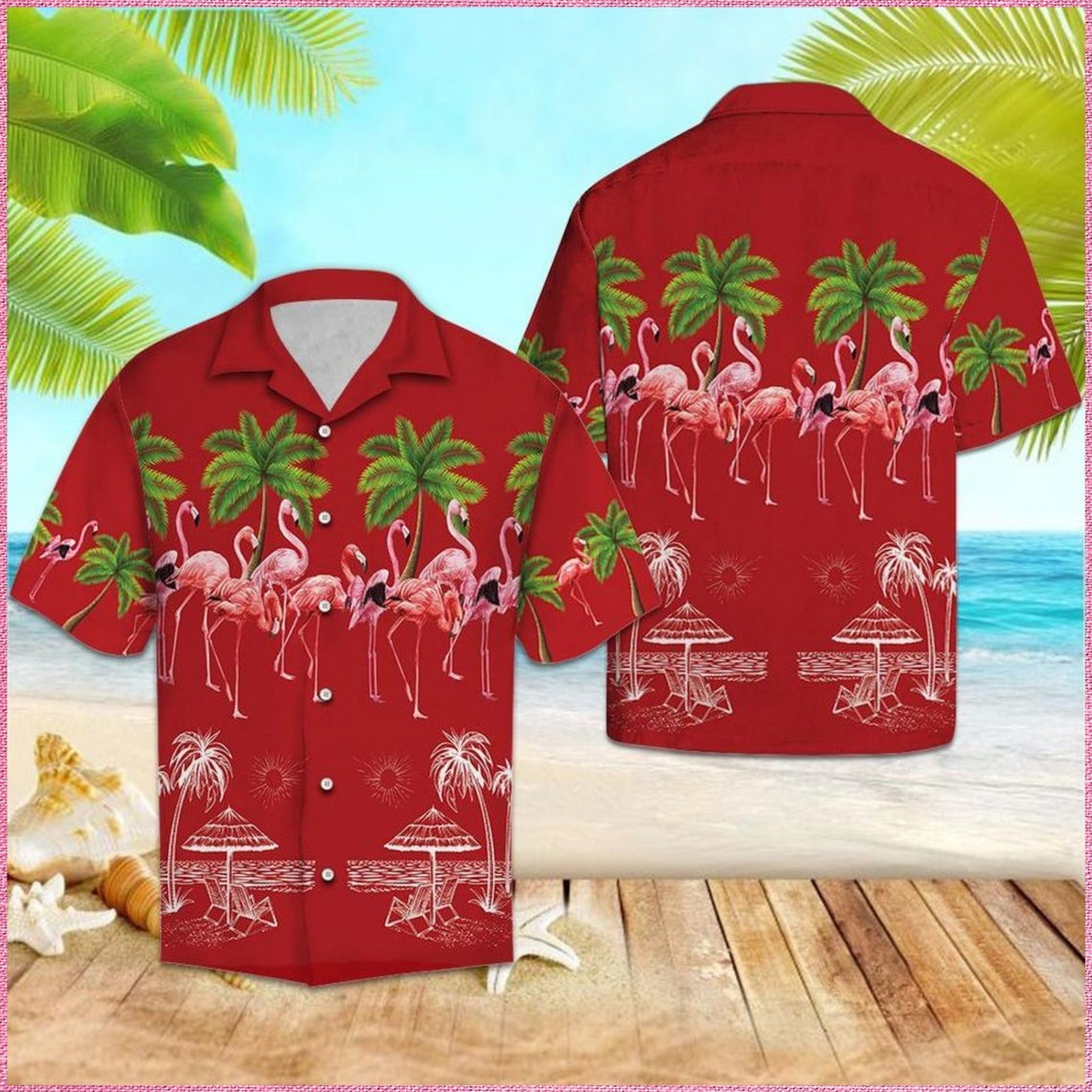 Flamingo Summer Hawaii Shirt Made In Beach Shirts Gift Friend Ha69169