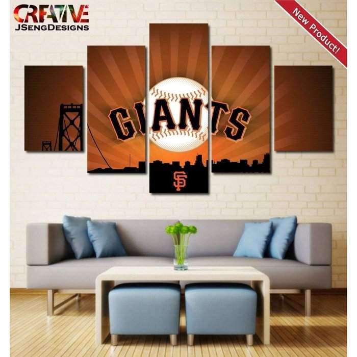 San Francisco Giants Canvas Wall Art Poster Home Decor 8574