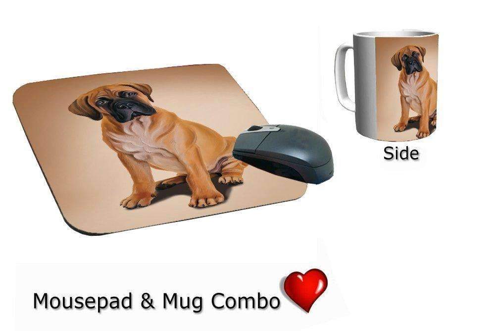 Bull Mastiff Puppy Dog Mug & Mousepad Combo Gift Set