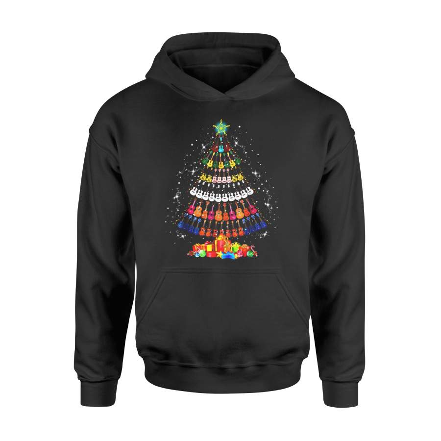 Christmas gift idea Ukulele Lover Xmas Tree T-Shirt – Standard Hoodie