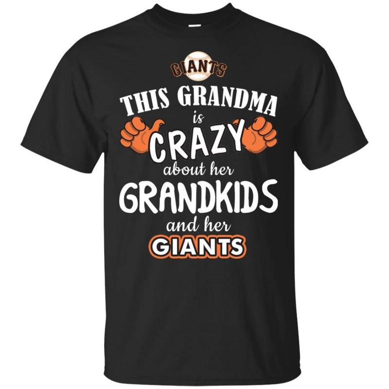 This Grandma Is Crazy About Her Grandkids And Her San Francisco Giants T Shirt