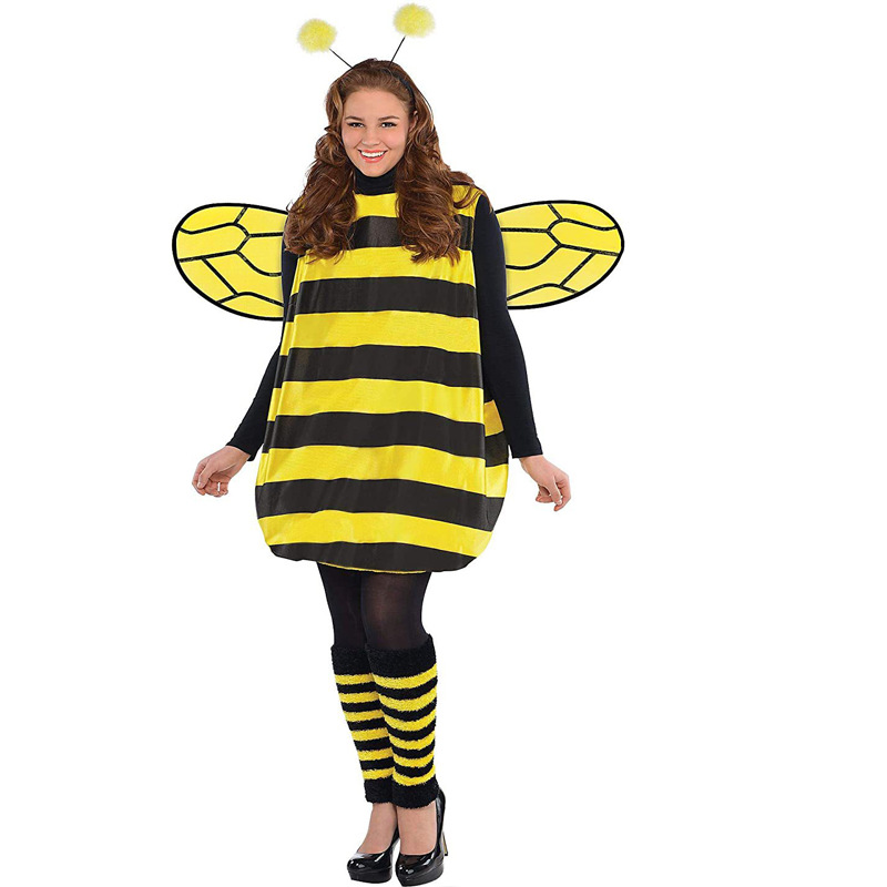 Adult Child Bumble Bee Costume Party Cosplay Fancy Dress alx