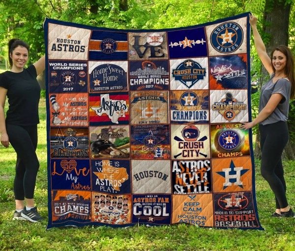 Houston Astros 2 Quilt Blanket