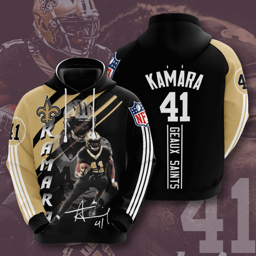 New Orleans Saints Alvin Kamara 6 Unisex 3D Hoodie Gift For Fans