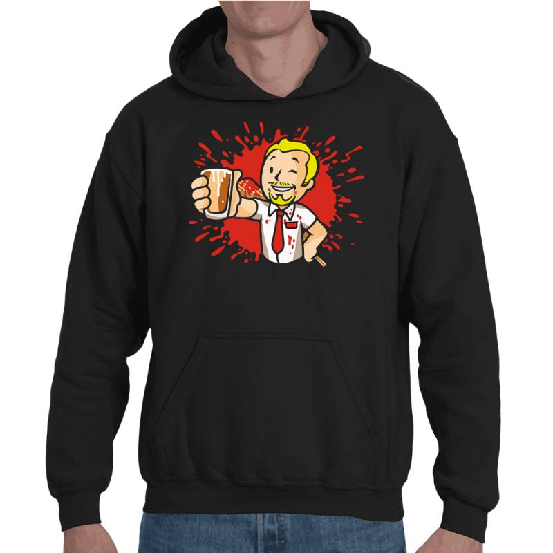 Hooded Sweatshirt Fallout Shaun Of The Dead