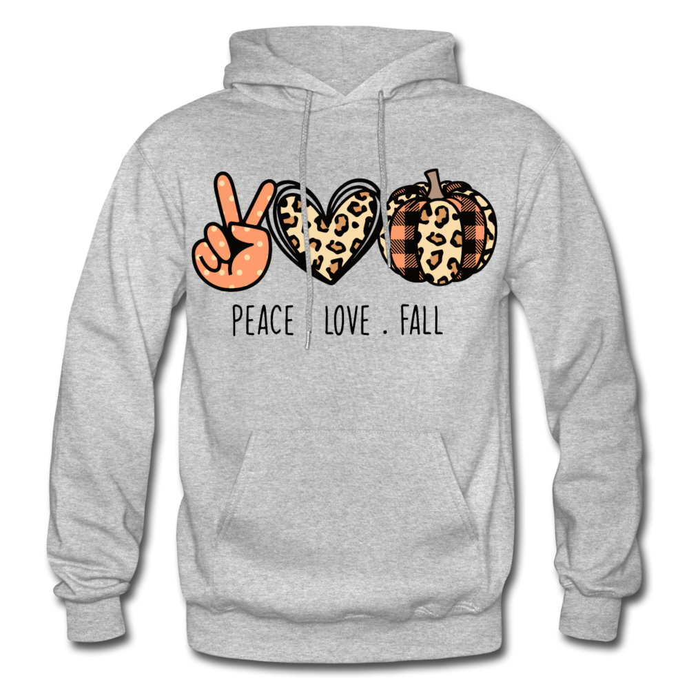 Peace, Love And Fall Pumpkin Hoodie Fall Clothes For Women