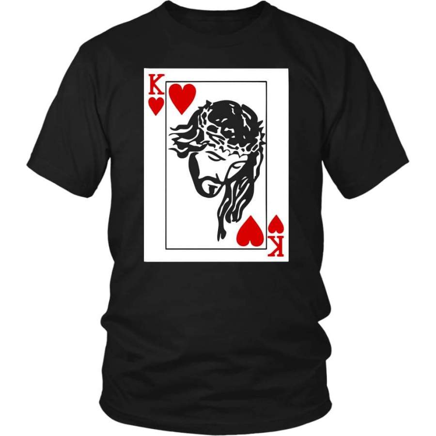 King of hearts is Jesus t-shirt | Christian t-shirts