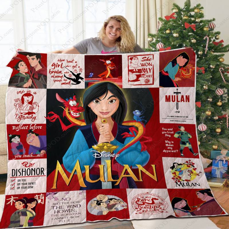 [TA] – Princess Mulan Quilt Blanket Ver 2