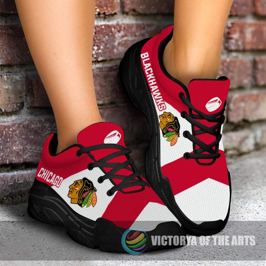 Colorful Logo Chicago Blackhawks Chunky Sneakers