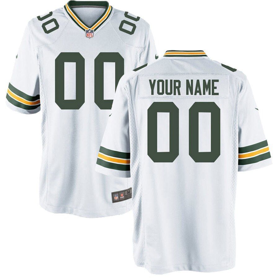 Green Bay Packers Custom Youth Game Jersey 2019