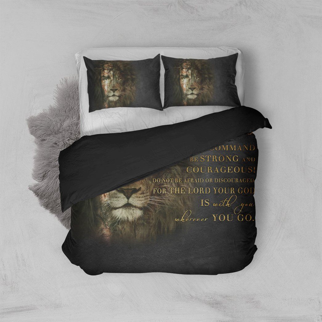 3D God Is With You Wherever You Go Custom Bedding Set