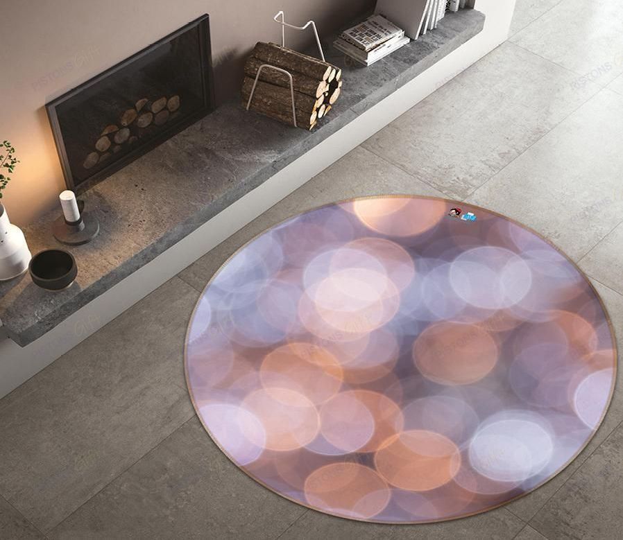 3D Aperture Round Rug Home Decor