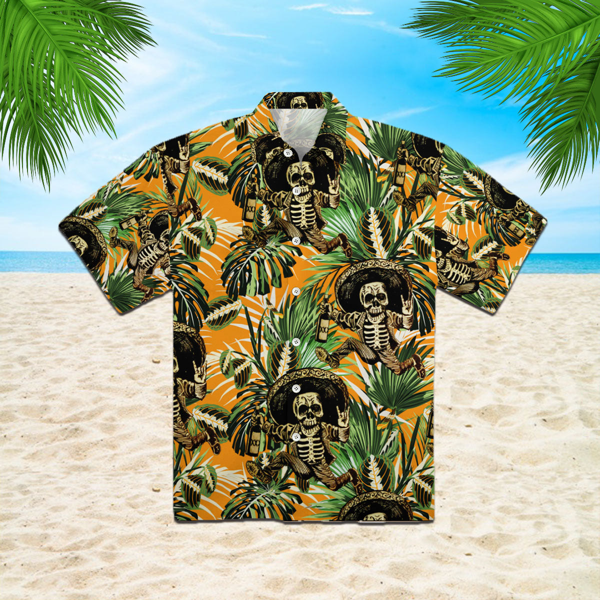 Oragontee Skull Hawaii Shirt For Men Women Adult Ha46985